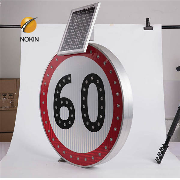 China Aluminum solar flashing LED Pedestrian Crossing sign with 